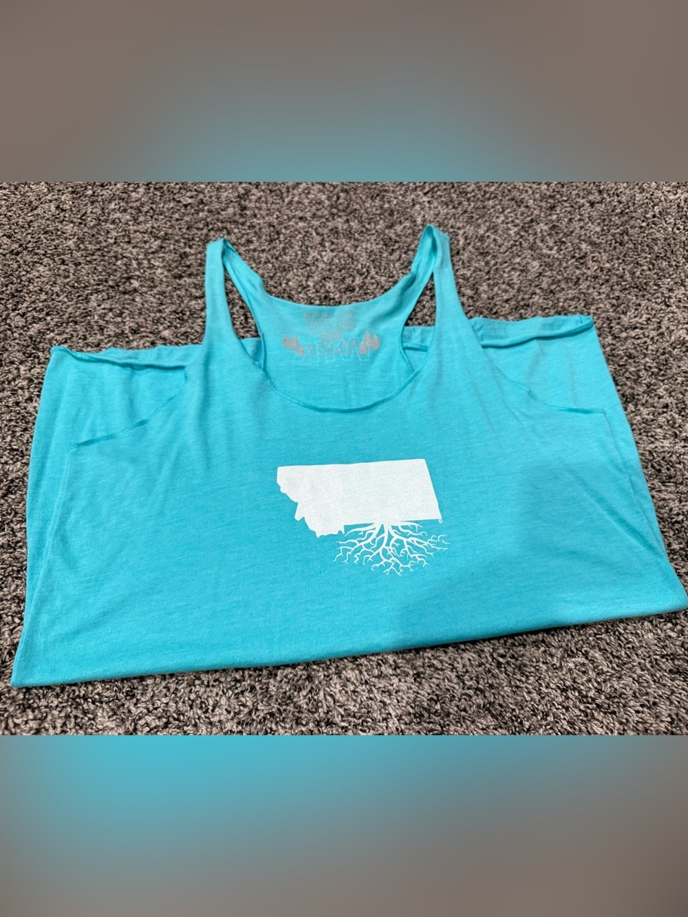 Women's Turquoise Montana Tank Top